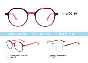 Plastic frames for glasses acetate material WD2169