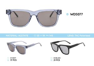 Acetate plastic frames polarized sunglasses WD5077
