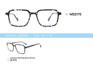 Plastic frames for glasses acetate material WD2175