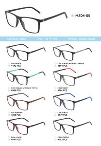 TR-90 plastic frames for glasses with spring hinges MZ04-05