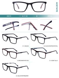 Plastic frames for glasses, acetate material Big City G18113