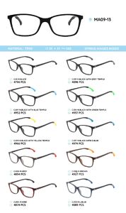TR-90 plastic frames for glasses with spring hinges MA09-13