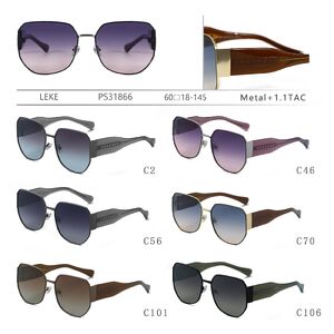 Polarized metal sunglasses for women Leke PS31866