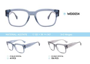 Plastic frames for glasses acetate material WD0034