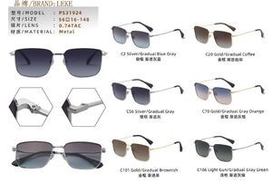 Polarized metal sunglasses Leke L31924