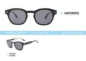 Acetate plastic frames polarized sunglasses WD1390PS