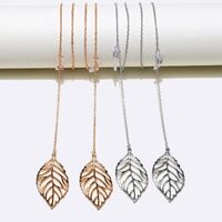 Металлическая нескользящая цепочка, c листом, для очков и масок GA025