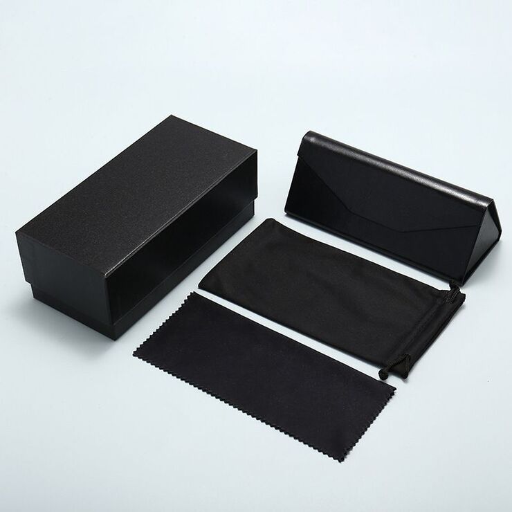 Sunglasses and eyeglasses hard shell case + extra kit AL679291695057