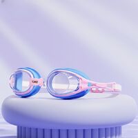 Swimming waterproof anti-fog goggles for kids (3-14 years), with earplugs and box, YJ5001-YU