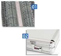 Меднабор из 158 пробных линз в металлических оправах