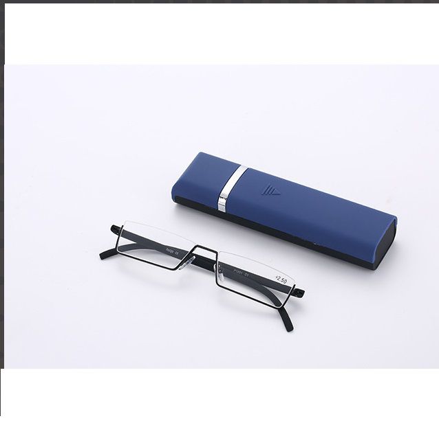 Plastic reading pince-nez glasses TR90 with case 货号, diopters from +0,00 to +4.00, RMC=62-64