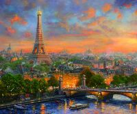 Салфетка для ухода за очками с принтом, материал микрофибра, в индивидуальной упаковке C40 PARIS, 17,5 *14,5 см