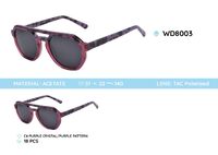 Солнцезащитные очки в оправе ацетат, линзы polarized WD8003