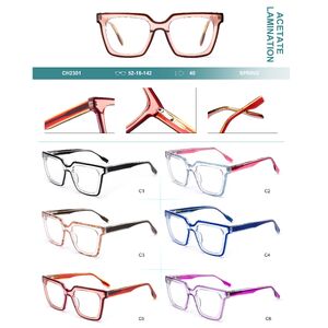 Оправа пластиковая из ламинированного многослойного ацетата с флексом Big City CH2301