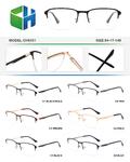Metal nylor frame with spring hinges CH6001-DA