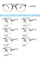 Metal frame with temples made of TR-90 material HC04-08