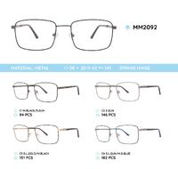 Metal men's frame for glasses MM2092