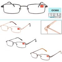 Корригирующие очки лектор в металлической оправе OCHI OC005 диоптрии +1,00 до +4,5, -4,50 до -10,00 РМЦ:62-64 мм с чехлом JM003皮套子