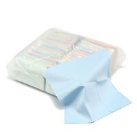 Microfiber cloth for cleaning glasses lenses, individually packaged, density 180 gsm (g/m2), size 13*13 / 15*15 / 15*18 cm
