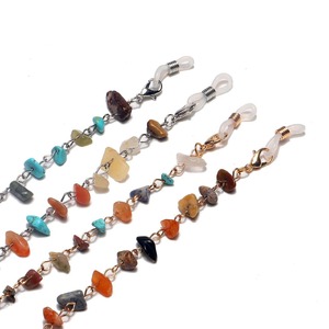 Модная цепочка для очков из натурального красочного камня GL1232