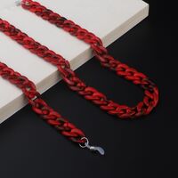Acrylic non-slip chain, with 12 colors, for glasses and masks GB039