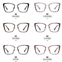 Оправа для очков комбинированная (металл + TR90) с защитой от синего света, с флексом FA87258