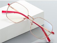 Двухцветный  оправа металлическая с линзами блю-блокерами  MORE 3053