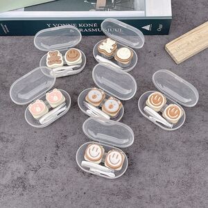 Mini soft contact lens XY-134翻盖笑脸熊