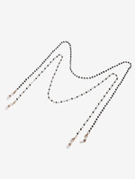 Набор из двух золотых и серебряных тонких цепочек для очков с очками GM085