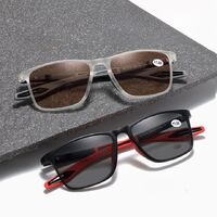 Очки фотохромные пластиковые TR90 для чтения с защитой от синего света, диоптрии от +1.00 до +4.00, KY1119-4变色老花镜