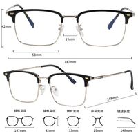 Combined frame (metal + TR90) MAMO H17001