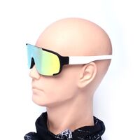 Safety shockproof sports goggles+3 caps 骑行套装-PDOC-柱面