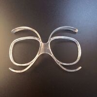 Motorcycle riding off-road goggles with detachable mask TR90-butterfly-frame