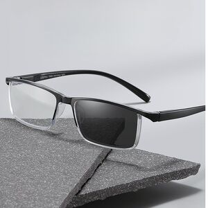 Очки фотохромные пластиковые для чтения, с защитой от синего света, диоптрии от 0.00 до +4.00, KY023变色眼镜