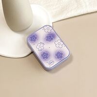 Набор для мягких контактных линз XY5055紫色笑脸兔花