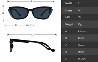 Солнцезащитные очки Elit современные ретро стильные 1903