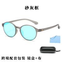 Blue Block TR90 glasses with blue light protection for colorblind people, with case KY5112-3色盲