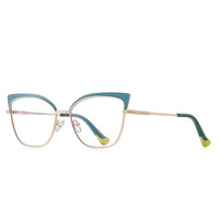New Fashion Eyebrow Frame metal blue blocker frames for glasses  MORE 3045