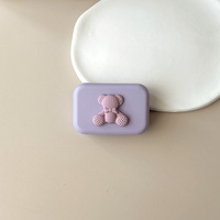 Мини-набор для мягких контактных линз  A118-19蓝色DIY兔熊