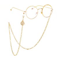 Металлическая нескользящая цепочка, с подвеской Дерево жизни, для очков и масок GL423