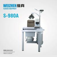 Рабочее место офтальмолога, комбинированный стол + кресло S-980A, столешница 1100*480 мм