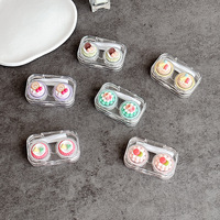 Mini soft contact lens kit W806透明蛋糕