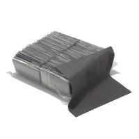 Microfiber cloth for cleaning glasses lenses, individually packaged, density 180 gsm (g/m2), size 13*13 / 15*15 / 15*18 cm