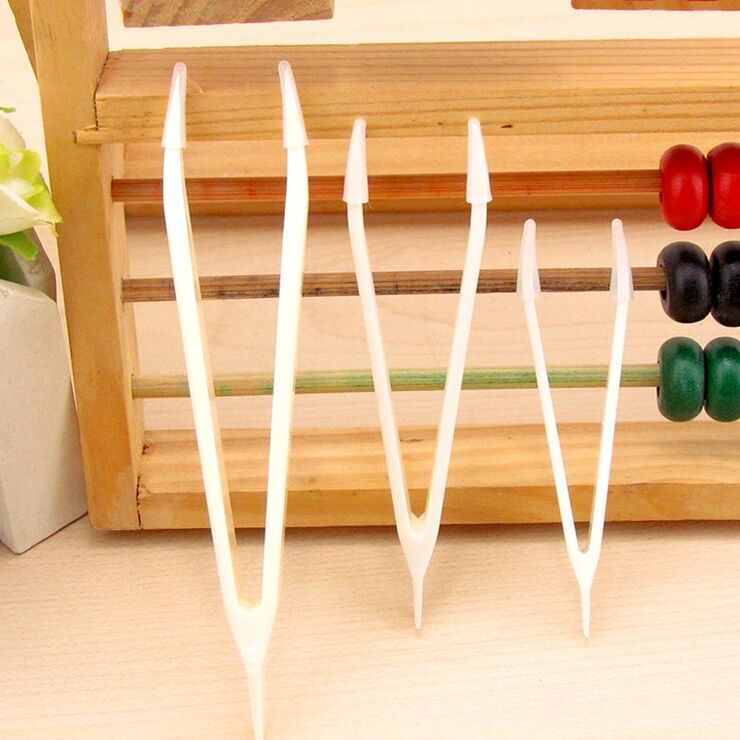 Tweezers with suction cup, individual packaging, for working with contact lenses JM661