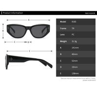 Plastic cat-eye sunglasses for women Elit 9165-EL