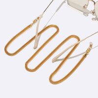 Gold-colored metal non-slip chain, for glasses and masks GL1564