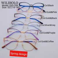 Оправа металлическая ультратонкая, с флексом Wilibolo G95-208 - картинка 1