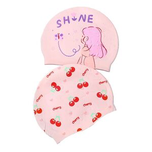 Шапочка для плавания силиконовая водонепроницаемая детская 0002-3-YU