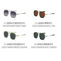 Солнцезащитные пластиковые TR90 очки с защитой UV400 9734-2-GT