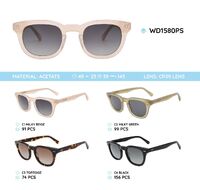 Plastic acetate frame polarized sunglasses WD1580PS